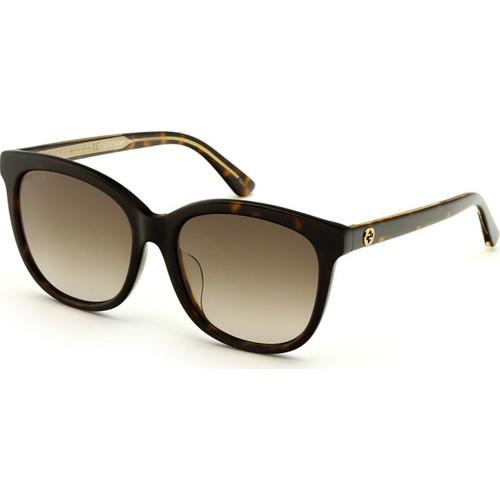 Gucci GG0082SK 003 56 Sonnenbrille Gucci GG0082SK 003 56 Sonnenbrille